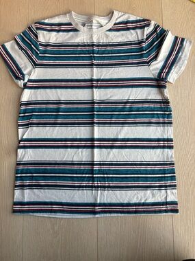 urban pipeline Striped Bedding in Teal, Navy & White